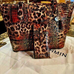 Brahmin Medium Asher Tartan Animal Melbourne